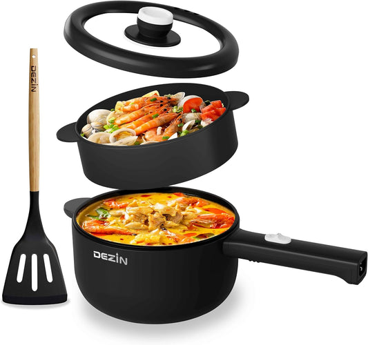 "Dezin Electric Cooker: Dorm Room Dining Delights! 🍳🍜 #Noodles #Ramen #Oatmeal"