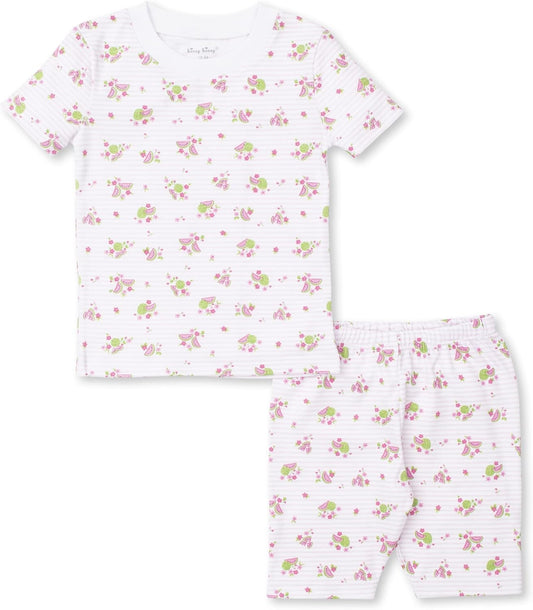 "Sweet Aloha Toddler Pajama Set for Girls 💕🌺 #KissyKissy #ToddlerFashion"